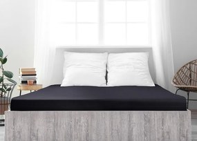Cearșaf de pat 4Home jersey Ideal negru, 140 x 200 cm