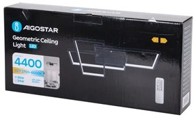 Plafonieră LED dimabilă Aigostar LED/38W/230V 2700-6500K + telecomandă