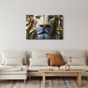 Tablou - Cap de Leu (90x60 cm)