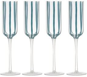 Set de pahare 4 buc. de șampanie 180 ml Stripe – Ladelle