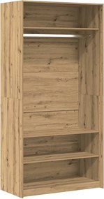 vidaXL Șifonier, Stejar artizanal, 100x50x200 cm, lemn prelucrat