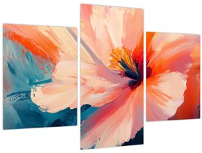 Tablou - Floare pictată (90x60 cm)