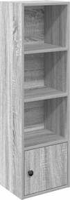 vidaXL Bibliotecă, gri sonoma, 31x24x102 cm, lemn prelucrat