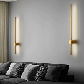 Aplica LED R9151-800 GD – 19 W, finisaj auriu elegant, cu 3 temperaturi de lumină