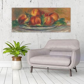 Tablou - Auguste Renoir, Peaches on a  Plate, reproducere (120x50 cm)