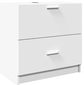 vidaXL Dulap de chiuvetă, alb, 59x37x59 cm, lemn prelucrat