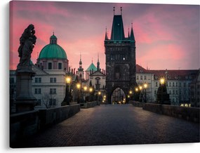 Tablou - Pe podul lui Carol,Praga (70x50 cm)