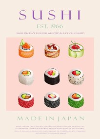 Ilustrație Sushi Est. 1966, Rikke Londager Boisen