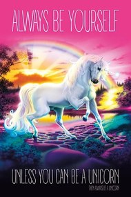 Poster Unicorn - Always Be Yourself, (61 x 91.5 cm)