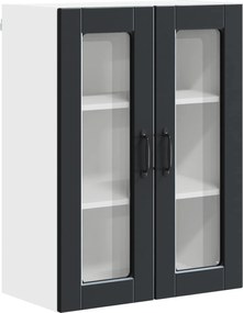 vidaXL Dulap de bucătărie cu raft Negru 60 x 31 x 80 cm Lemn compozit