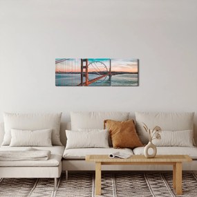 Tablou - Golden Gate, San Francisco (cu ceas) (90x30 cm)