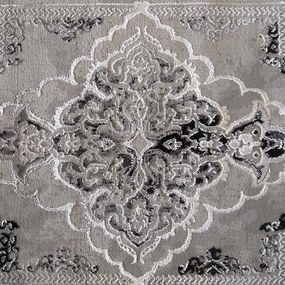 Covor negru elegant în stil vintage Lăţime: 80 cm | Lungime: 150 cm
