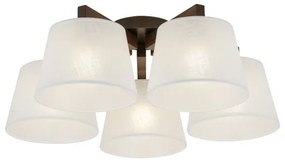 Brilagi - Lustră aplicată LATTE 5xE27/15W/230V pin/alb