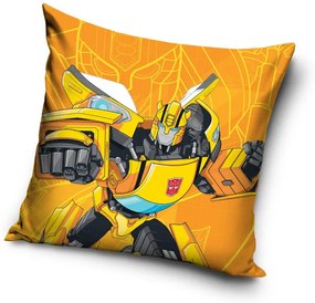 Transformers Bumblebee husă pernă velur 40x40 cm