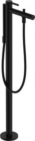 Baterie cada cu montaj pe pardoseala, Hansgrohe Zesis S, negru mat, 74445670