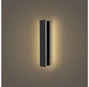 Brilagi - Aplica de exterior LED LINEAR, 8 W, 230 V, 3000 K, IP65, negru