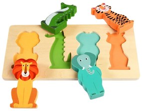 Puzzle din lemn Colourful Creatures - Rex London