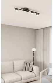 Plafonieră FRAGMENT 3xGX53/12W/230V negru