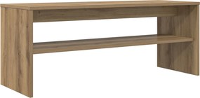 vidaXL Cabinet TV Stejar Artizanal 100 x 35 x 40 cm Lemn compozit