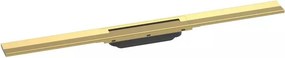 Capac pentru rigola de dus Hansgrohe RainDrain Flex ajustabil auriu lucios 80 cm