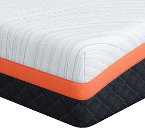 vidaXL Saltea Alb și negru 70 x 200 cm Material Jacquard