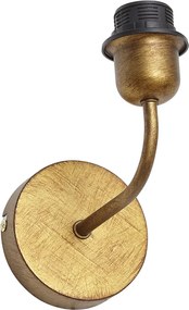 Lampă de perete vintage aurie fără abajur - Matt