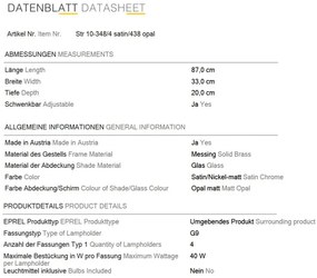 Plafoniera design modern OPALDESIGN 4L, satin