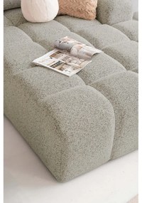 Colțar modular maro deschis extensibil/cu spațiu de depozitare (cu colț pe partea dreaptă) Lulu – Miuform