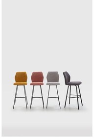 Scaune de bar roz 2 buc. 75 cm Pol – Marckeric