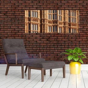 Tablou - Detaliu al clădirii (120x50 cm)