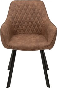 Set de 2 scaune Palermo, maro deschis A-39344 VC