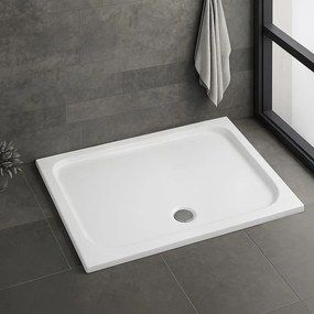 Cada pentru dus din acril Rea Belmond 90x120 alb