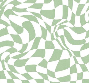 Fototapet, Psychedelic Chess, Green, Rebel Walls