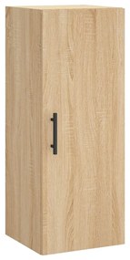 vidaXL Dulap montat pe perete, stejar sonoma, 34,5x34x90 cm