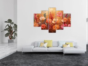 Tablou - Flori de pajiște, pictură (150x105 cm)