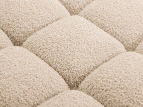 Coltar modular stanga 4 locuri, Bellis-213, Micadoni Home, 282x155x70 cm, tesatura boucle, bej sand