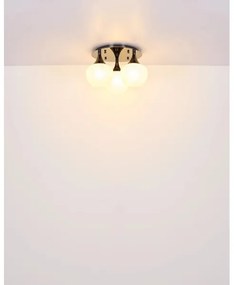Plafonieră Globo 15548-3DK MAXY 3xE27/40W/230V antracit