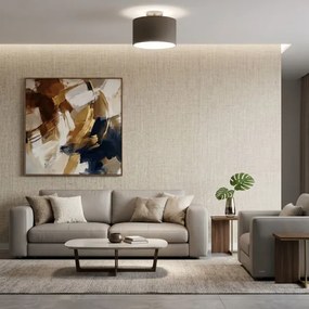 Plafonieră ARDEN 1xE27/15W/230V diam. 25 cm maro