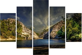 Tablou peisajului cu lac (150x105 cm)