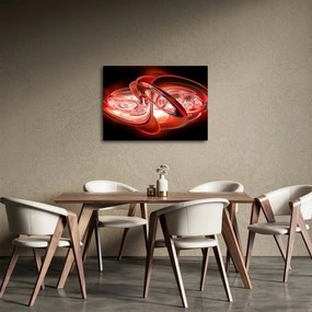 Tabloul - forme roșii (70x50 cm)