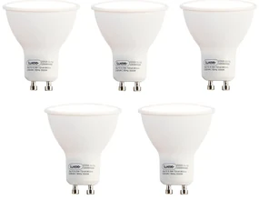 Set de 5 becuri LED GU10 8.5W 950lm 3000K