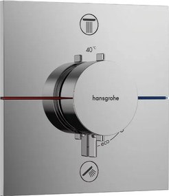 Baterie dus termostatata incastrata Hansgrohe ShowerSelect Comfort E 2 functii