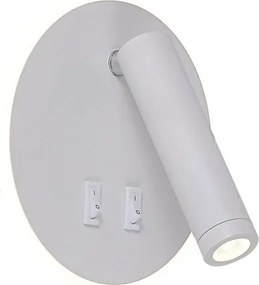Aplica de perete cu spot LED directionabil CIRCA alb