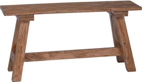 vidaXL bancă natural 92 x 23,5 x 45,5 cm Lemn masiv de mahon