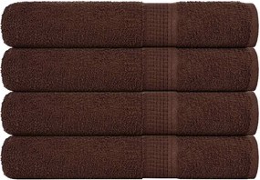 vidaXL Prosoape de saună, FROGN, 4 buc., maro, 80x200 cm, 360 g/m²