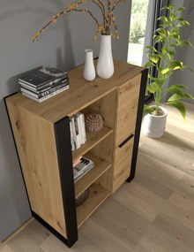 Raft Nulakka J (Stejar artisan + negru mat). 1124854
