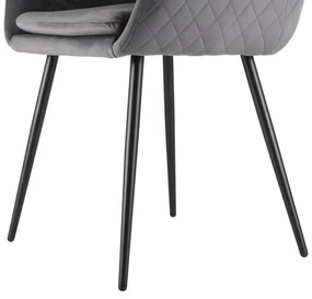 Scaun de sufragerie Eglo 424705 APALIT 87,5x58,5 cm gri