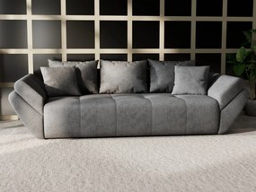 Canapea extensibilă dumonde cu ladă de depozitare si sezut confortabil din spuma high-density, Berlin Enjoy Kaki 250x100 cm