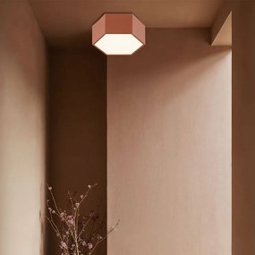 Plafoniera, Spot aplicat LED LIBERO teracota