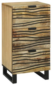 vidaXL Dulap - 40 x 33.5 x 75 cm, din lemn solid de mango și lemn ingineresc.